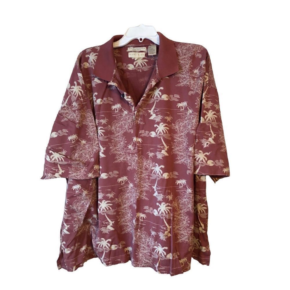 Siegfried Hawaiian 3 Button SS Shirt XLT